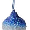 glass seashell Christmas ornament