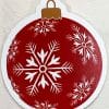Chrostmas Ornament Decal - For cell phones, tablets, scrpabooks, and more