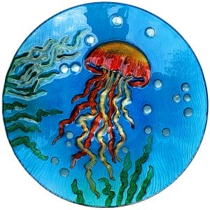 jellyfish glass bowl