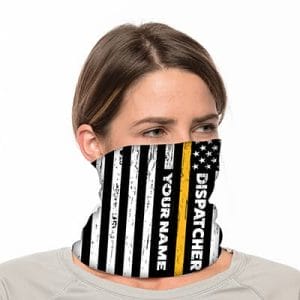 Custom Neck Gaiter - 18" Long Microfiber Polyester - Add Your Own Text 3